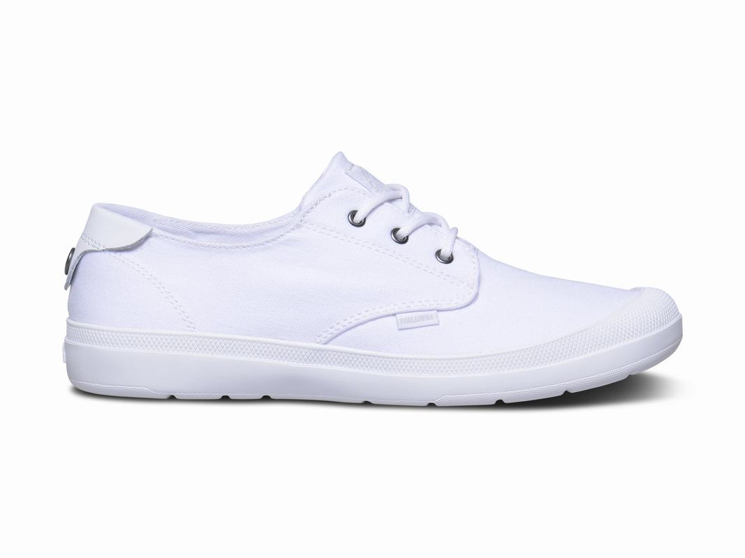 Palladium Voyage Womens Low Top Sneakers White Australia [EWOCFX-157]